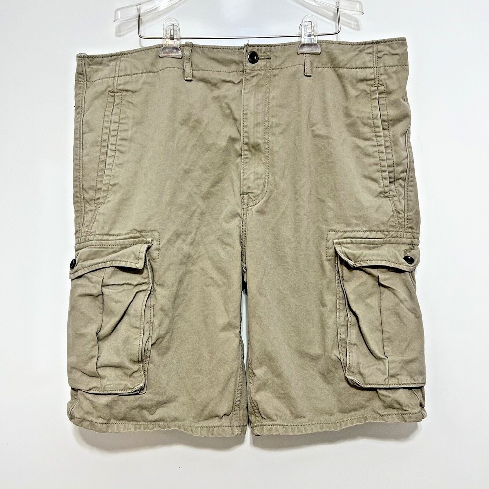 Levi’s Vintage Y2K Utility Twill Baggy Cargo Utility Shorts Straight Leg…
